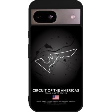 Coque Google Pixel 8a - Silicone rigide noir F1 Track 2025 United States