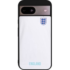 Coque Google Pixel 8a - Silicone rigide noir Maillot de football Angleterre 2022 personnalisable