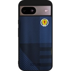 Coque Google Pixel 8a - Silicone rigide noir Maillot de football Ecosse personnalisable