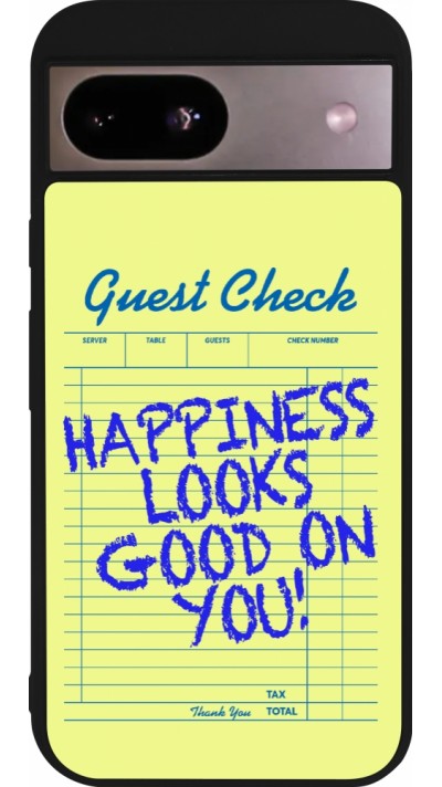 Coque Google Pixel 8a - Silicone rigide noir Guest check 2026