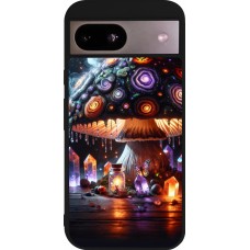 Coque Google Pixel 8a - Silicone rigide noir Halloween Potion Magic