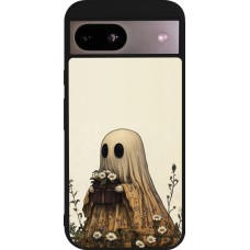 Google Pixel 8a Case Hülle - Silikon schwarz Halloween 2025 Ghost gardener