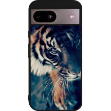 Coque Google Pixel 8a - Silicone rigide noir Incredible Lion
