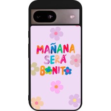 Coque Google Pixel 8a - Silicone rigide noir Karol G Manana sera bonito