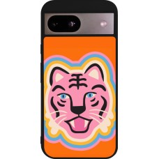 Google Pixel 8a Case Hülle - Silikon schwarz Lion colors 2026