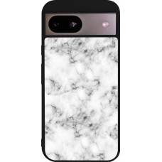 Google Pixel 8a Case Hülle - Silikon schwarz Marble 01
