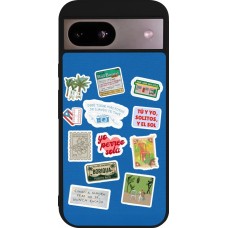 Coque Google Pixel 8a - Silicone rigide noir Seals of the Dominican Republic DTMF