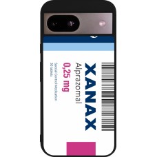 Coque Google Pixel 8a - Silicone rigide noir Xanax Alprazolam 2025
