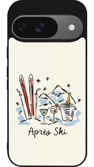 Coque Google Pixel 9 / Pixel 9 Pro - Silicone rigide noir After the sky 2026