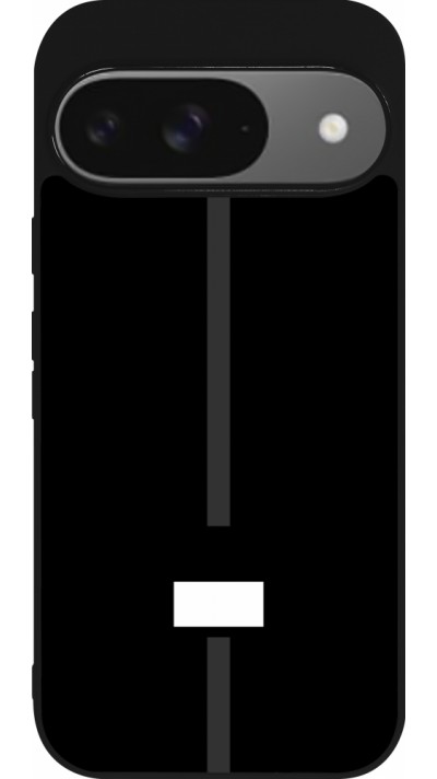 Google Pixel 9 / Pixel 9 Pro Case Hülle - Silikon schwarz Kanton FR schwarz