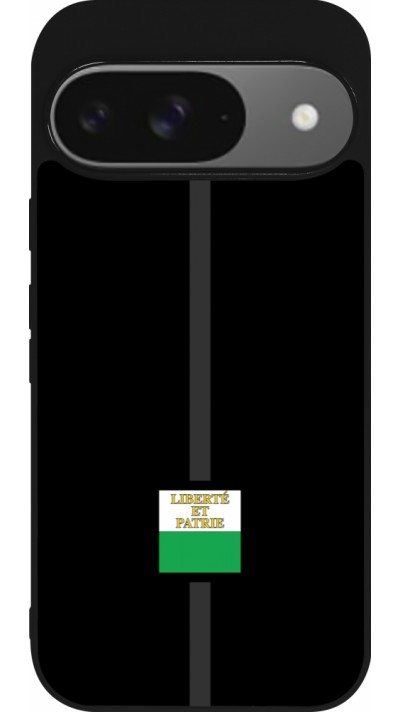 Google Pixel 9 / Pixel 9 Pro Case Hülle - Silikon schwarz Kanton VD schwarz