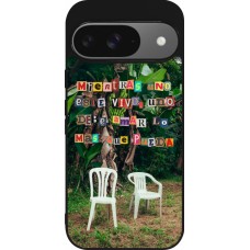 Coque Google Pixel 9 / Pixel 9 Pro - Silicone rigide noir Chairs DTMF