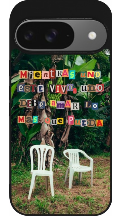 Coque Google Pixel 9 / Pixel 9 Pro - Silicone rigide noir Chairs DTMF