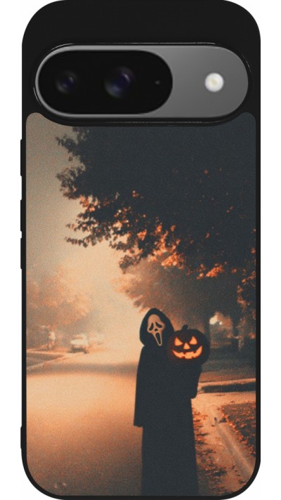 Coque Google Pixel 9 / Pixel 9 Pro - Silicone rigide noir Halloween 2025 Scream Coque Google Pixel 9 / Pixel 9 Pro - Silicone rigide noir Halloween 2025 Scream