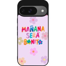 Coque Google Pixel 9 / Pixel 9 Pro - Silicone rigide noir Karol G Manana sera bonito