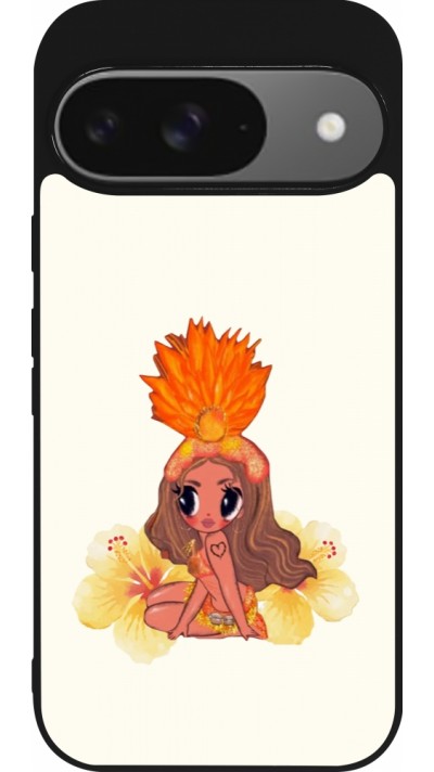 Coque Google Pixel 9 / Pixel 9 Pro - Silicone rigide noir Karol G Tropicoqueta