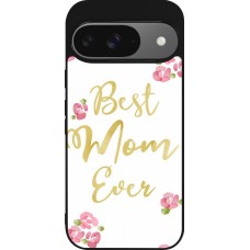 Coque Google Pixel 9 / Pixel 9 Pro - Silicone rigide noir Mom 2024 best Mom ever