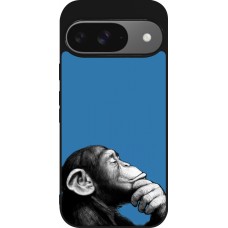 Google Pixel 9 / Pixel 9 Pro Case Hülle - Silikon schwarz Monkey Pop Art