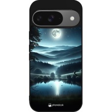 Coque Google Pixel 9 / Pixel 9 Pro - Silicone rigide noir Night Sky View
