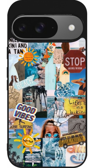 Coque Google Pixel 9 / Pixel 9 Pro - Silicone rigide noir Summer 2021 15 Coque Google Pixel 9 / Pixel 9 Pro - Silicone rigide noir Summer 2021 15