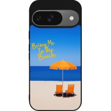 Coque Google Pixel 9 / Pixel 9 Pro - Silicone rigide noir Summer 2025 Bring me to the beach