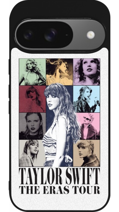 Google Pixel 9 / Pixel 9 Pro Case Hülle - Silikon schwarz Taylor Swift The Eras Tour