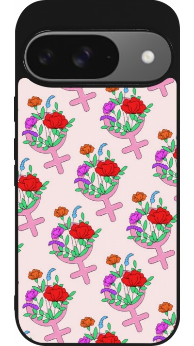 Coque Google Pixel 9 / Pixel 9 Pro - Silicone rigide noir Womens day 2026 7