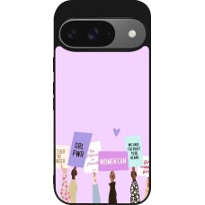 Google Pixel 9 / Pixel 9 Pro Case Hülle - Silikon schwarz Womens day 2026 9