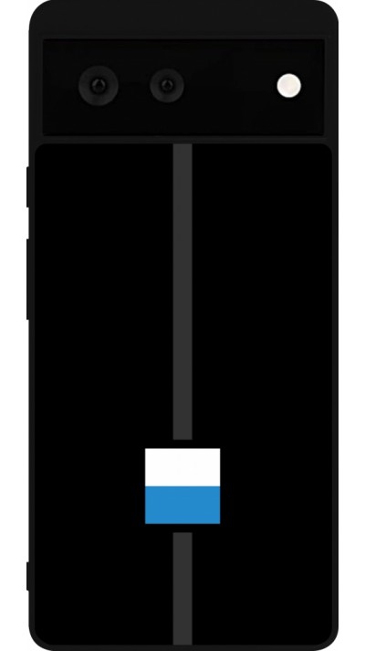 Google Pixel 6 Case Hülle - Silikon schwarz Kanton LU schwarz