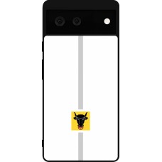 Google Pixel 6 Case Hülle - Silikon schwarz Kanton UR weiss