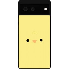 Coque Google Pixel 6 - Silicone rigide noir Easter 2026 Little chicken