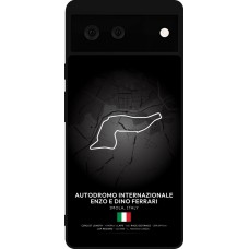 Coque Google Pixel 6 - Silicone rigide noir F1 Track 2025 Emilia-Rogmana