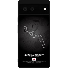 Coque Google Pixel 6 - Silicone rigide noir F1 Track 2025 Japan