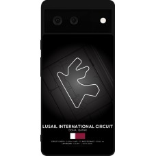 Coque Google Pixel 6 - Silicone rigide noir F1 Track 2025 Qatar