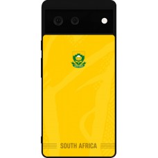 Coque Google Pixel 6 - Silicone rigide noir Maillot de football Afrique du Sud 2026 personnalisable