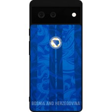 Coque Google Pixel 6 - Silicone rigide noir Maillot de football Bosnie-Herzégovine 2026 personnalisable