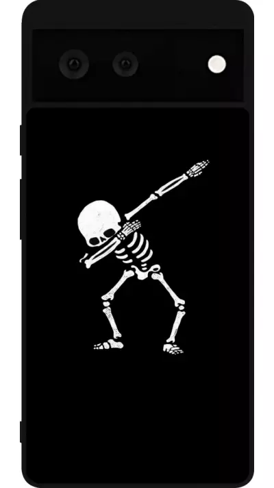 Coque Google Pixel 6 - Silicone rigide noir Halloween 19 09