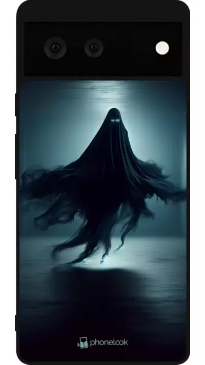 Coque Google Pixel 6 - Silicone rigide noir Halloween 2024 Spectral Shadow