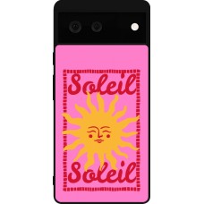 Coque Google Pixel 6 - Silicone rigide noir Sun sun 2026