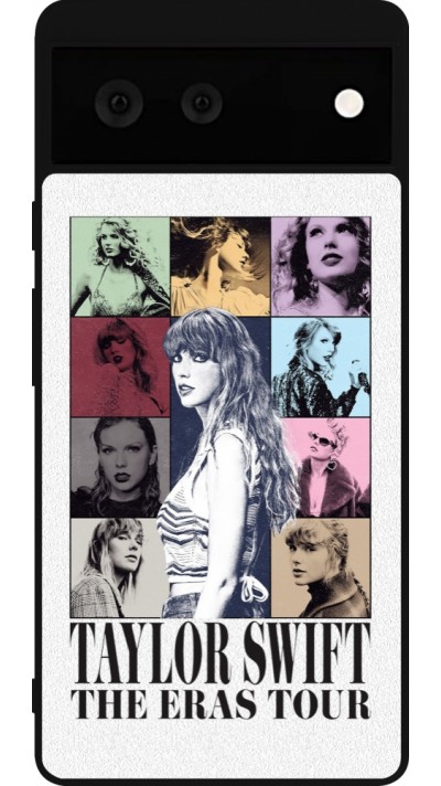 Google Pixel 6 Case Hülle - Silikon schwarz Taylor Swift The Eras Tour