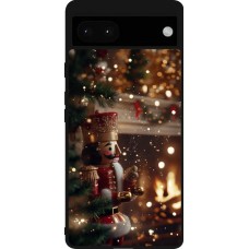Coque Google Pixel 6a - Silicone rigide noir Christmas 25 Xmas Nutcracker