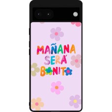 Google Pixel 6a Case Hülle - Silikon schwarz Karol G Manana sera bonito