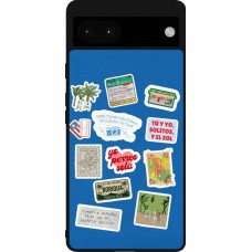 Coque Google Pixel 6a - Silicone rigide noir Seals of the Dominican Republic DTMF
