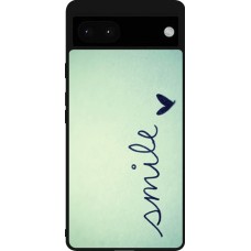Coque Google Pixel 6a - Silicone rigide noir Smile