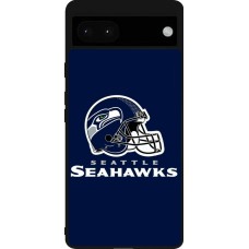 Coque Google Pixel 6a - Silicone rigide noir Super Bowl 26 Seattle 3