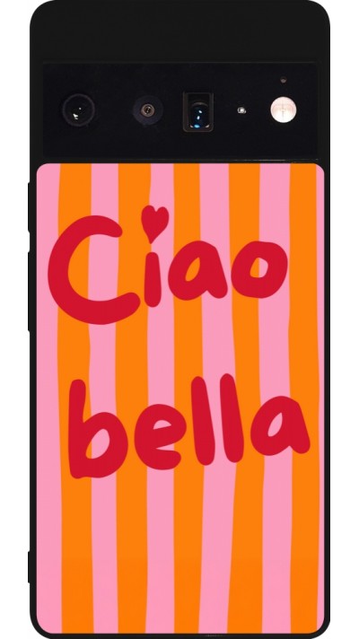 Coque Google Pixel 6 Pro - Silicone rigide noir Bye Bella 2026
