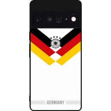 Coque Google Pixel 6 Pro - Silicone rigide noir Maillot de football Allemagne 2026 personnalisable