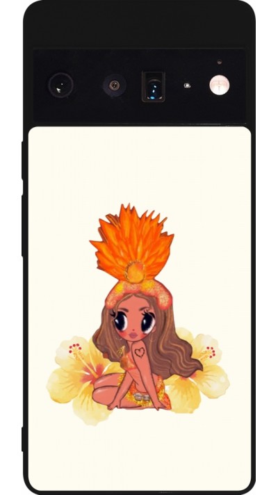Coque Google Pixel 6 Pro - Silicone rigide noir Karol G Tropicoqueta