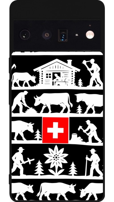 Google Pixel 6 Pro Case Hülle - Silikon schwarz Poya Schweiz 1 schwarz