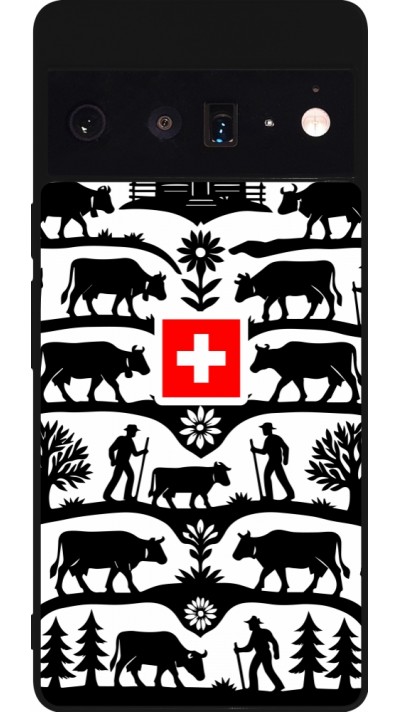 Google Pixel 6 Pro Case Hülle - Silikon schwarz Poya Schweiz 3